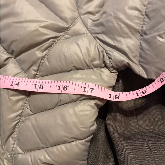 Michael Kors Jacket Womens Gray Packable Down Fill Puffer Coat Hoodie Quilted - Picture 3 of 11